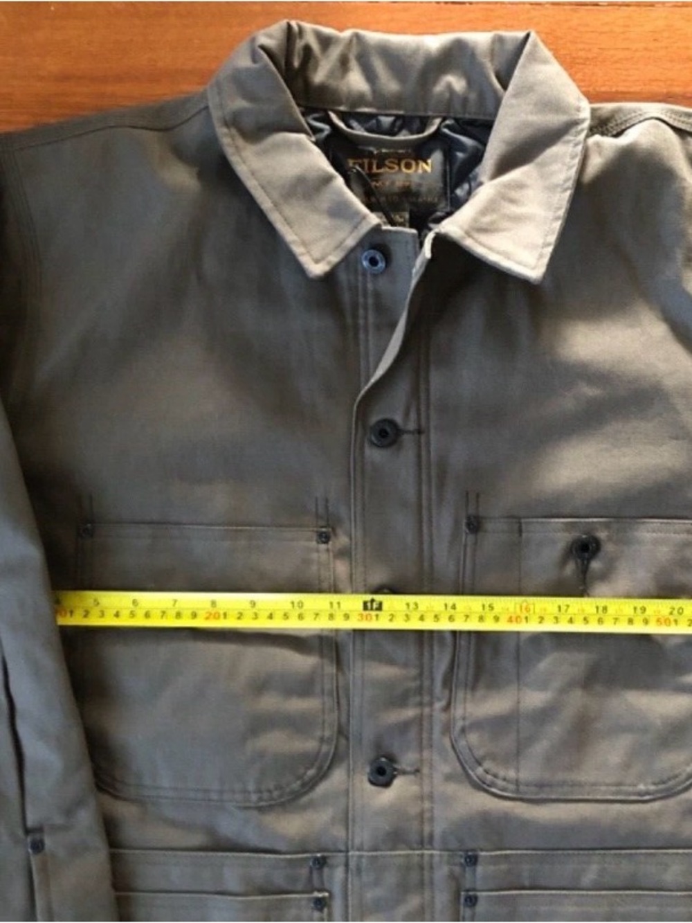 Filson Men's Olive Field Chore Jacket - Picture 10 of 10